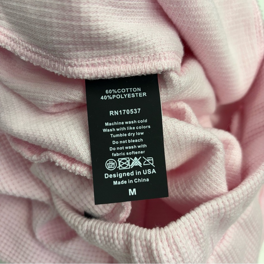 Comfrt Waffle Lounge Pant Cherry Blossom Pink - Picture 8 of 9